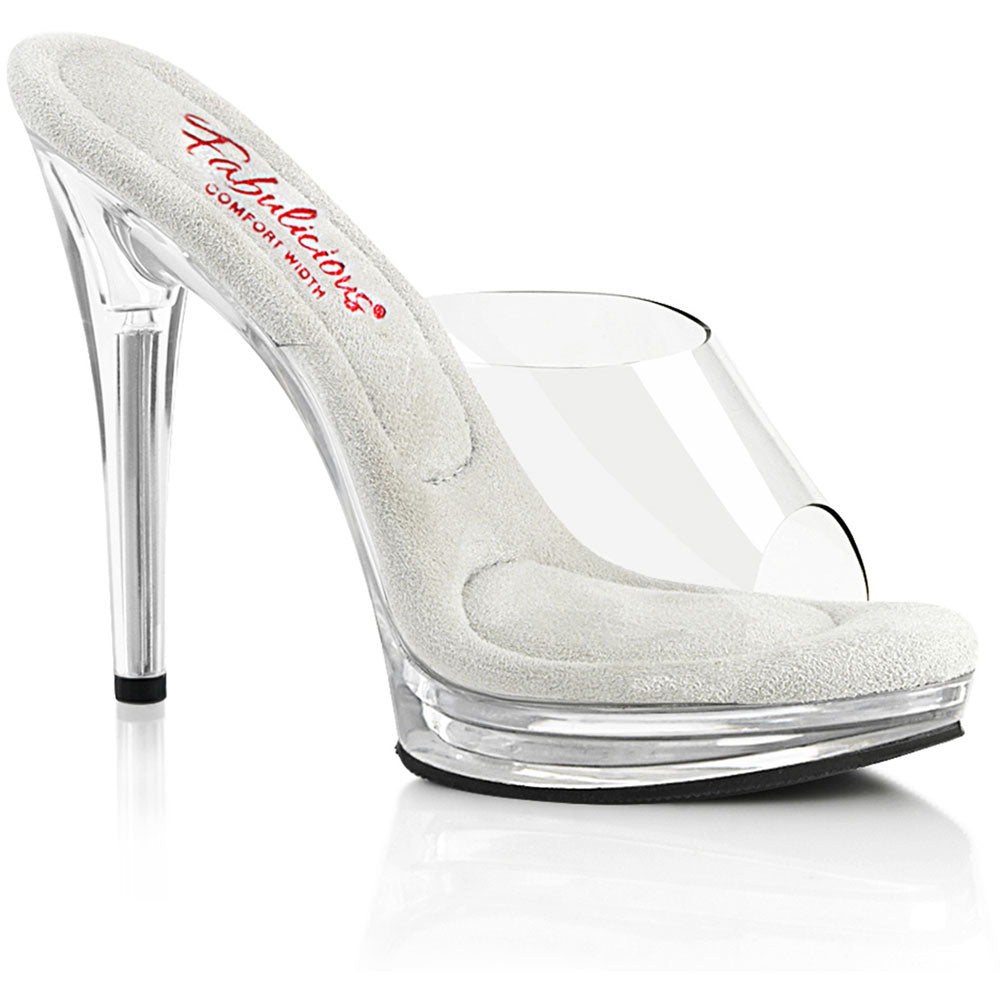 Pleaser Fabulicious 5" Heel W/ Pf Slide Sandals Adult Women Shoes Glory/501