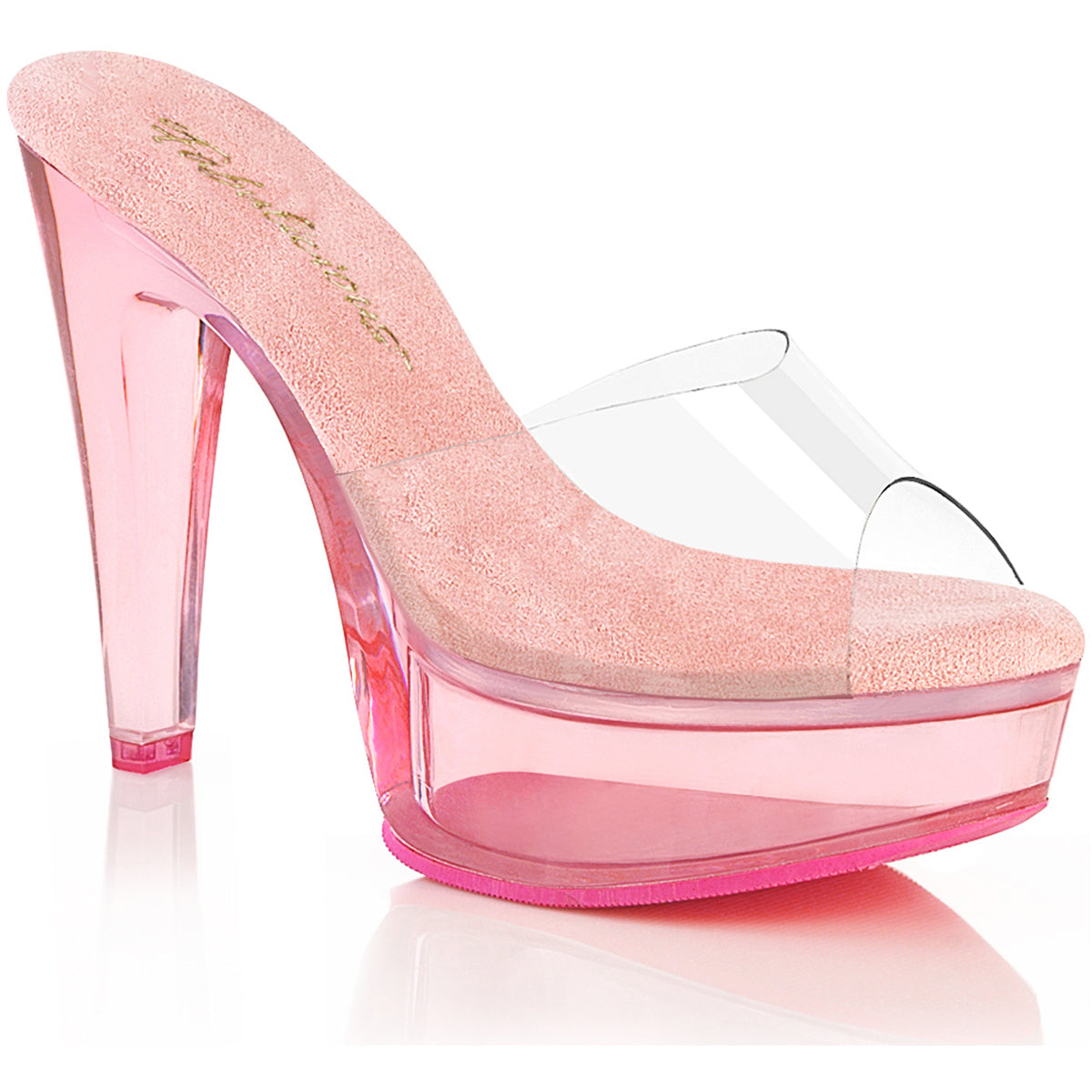 Pleaser Fabulicious 5" Heel Slide Adult Women Shoes Sandals Martini/501