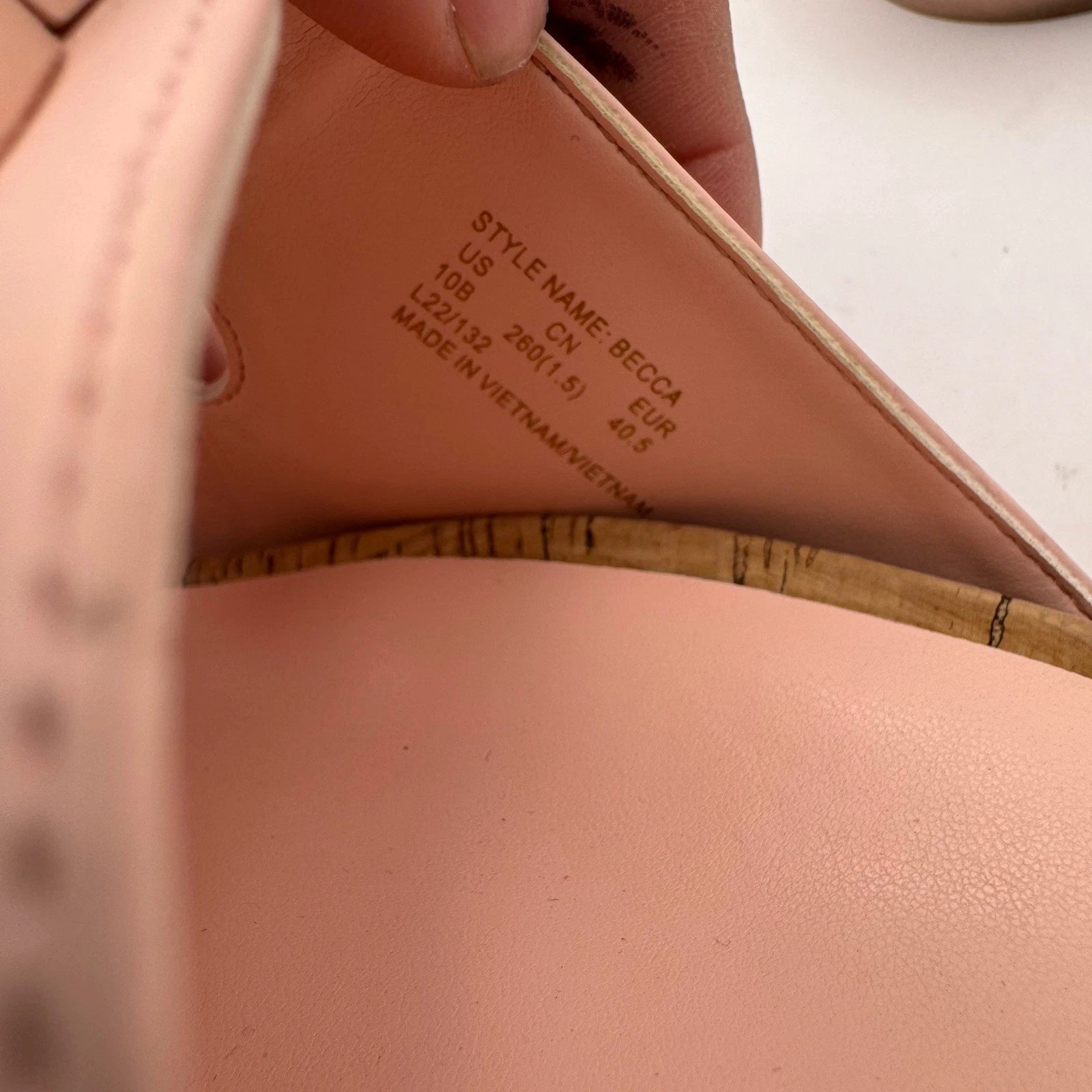 Kate Spade Becca Sandals Size 10 B Pink Women's Style KC411 DOUBLE STRAP