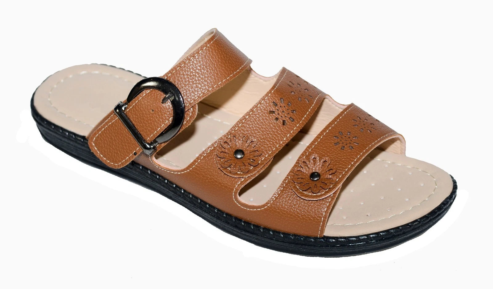 New Women Sandals Shoes Gladiator Slip On Fashion Slide Shoes Size 5 - 10