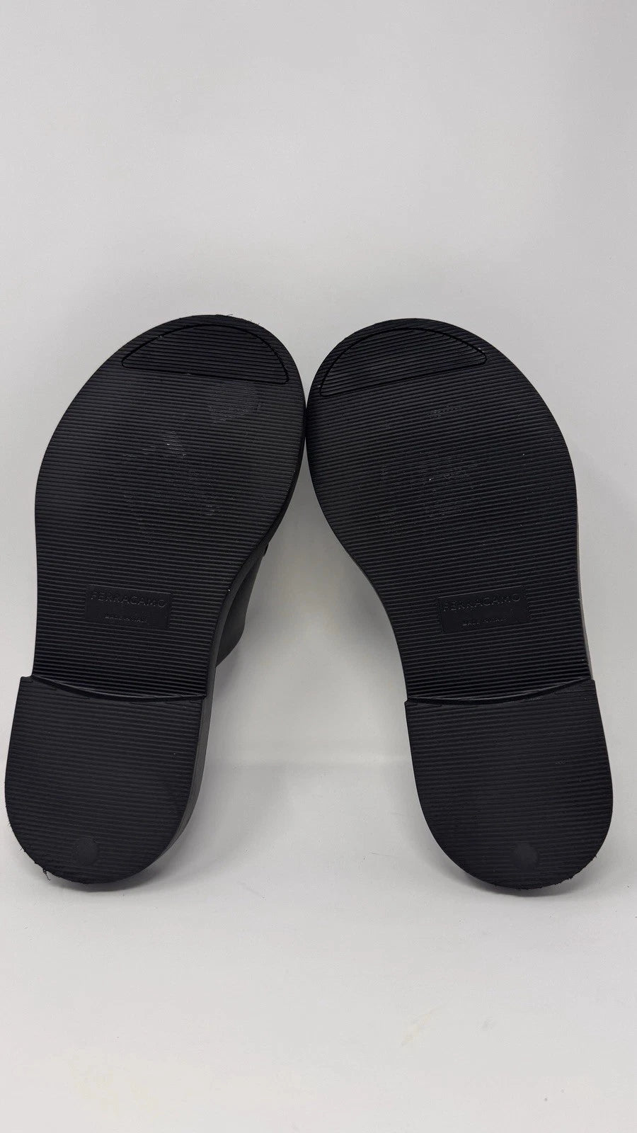 Salvatore Ferragamo Women’s Jelly Black Slide Sanal Size 9