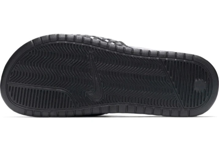 Nike Benassi Jdi Black White 343881-011 Women's # 6 Slide Sandals Gloss Fashion