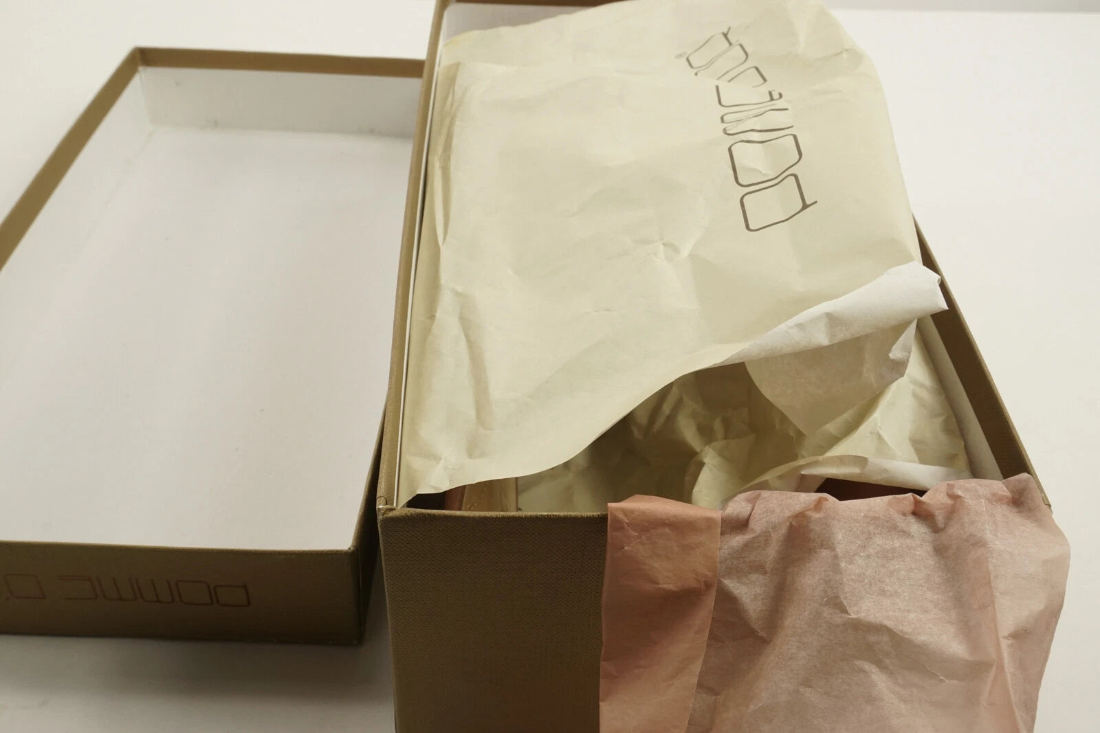 New 270$ Pomme D'or Size 38 Antique Rose Italian Leather Point Toe Slide Sandals