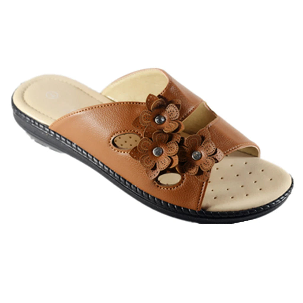 New Women Sandals Shoes Gladiator Slip On Fashion Slide Shoes Size 5 - 10