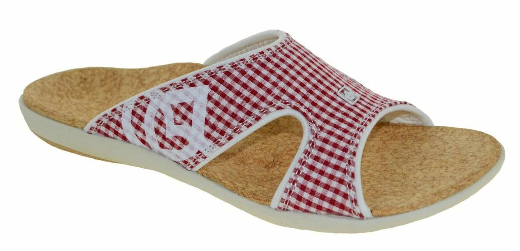 Spenco Women's Kholo Sandals Red Gingham Style 39-471