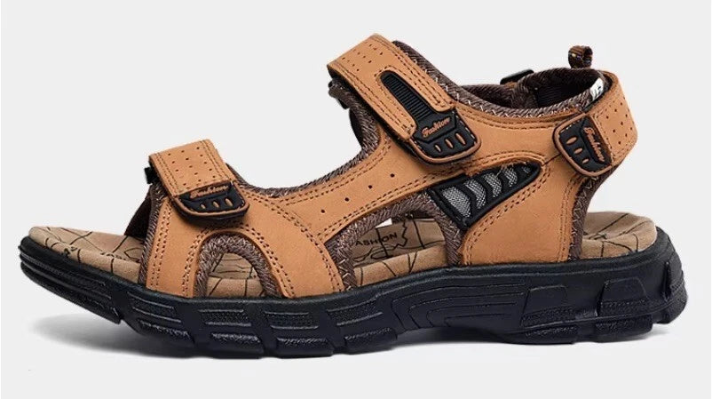 Summer Fashion Womens Sandals Real Leather Beach Outdoor Hook/Eye  US 8.5 Womens