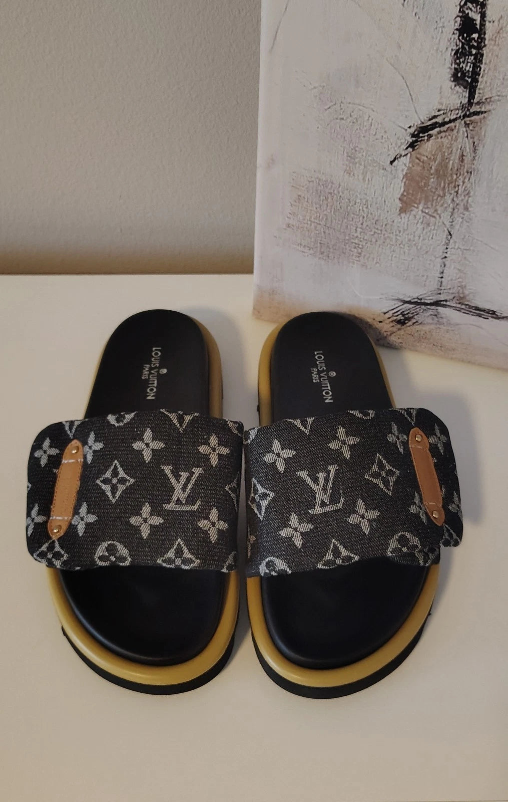 LOUIS VUITTON Slippers Mules Size 9(US) Women's Pre-owned