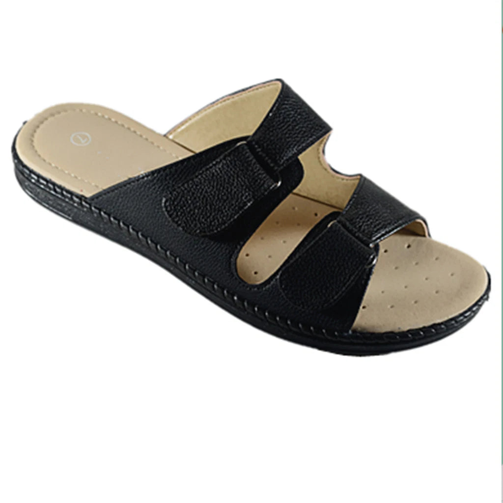 New Women Sandals Shoes Gladiator Slip On Fashion Slide Shoes Size 5 - 10