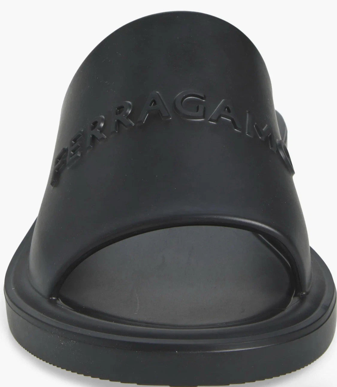 Salvatore Ferragamo Women’s Jelly Black Slide Sanal Size 9