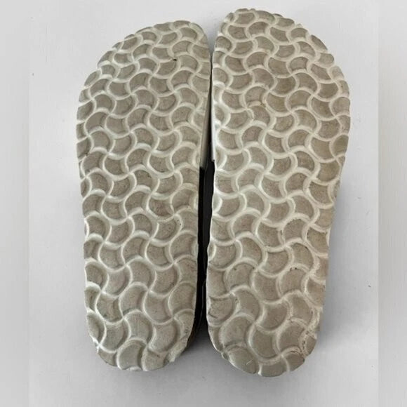 K. Daques “Madrid” Style Sandals in White Leather Size 40