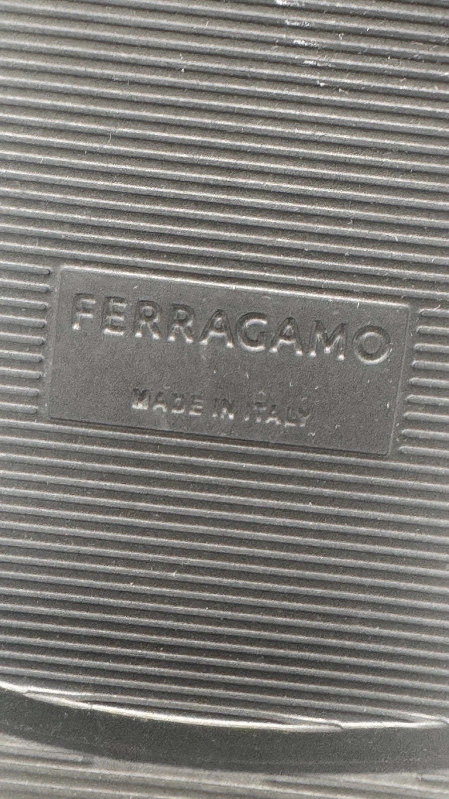 Salvatore Ferragamo Women’s Jelly Black Slide Sanal Size 9