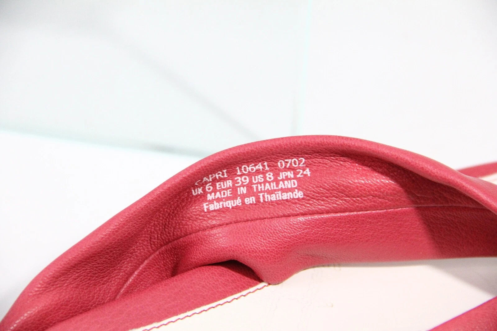 Women Flat Leather Sandals Flip Flop sz 8 Slide unique modern style J Shoes