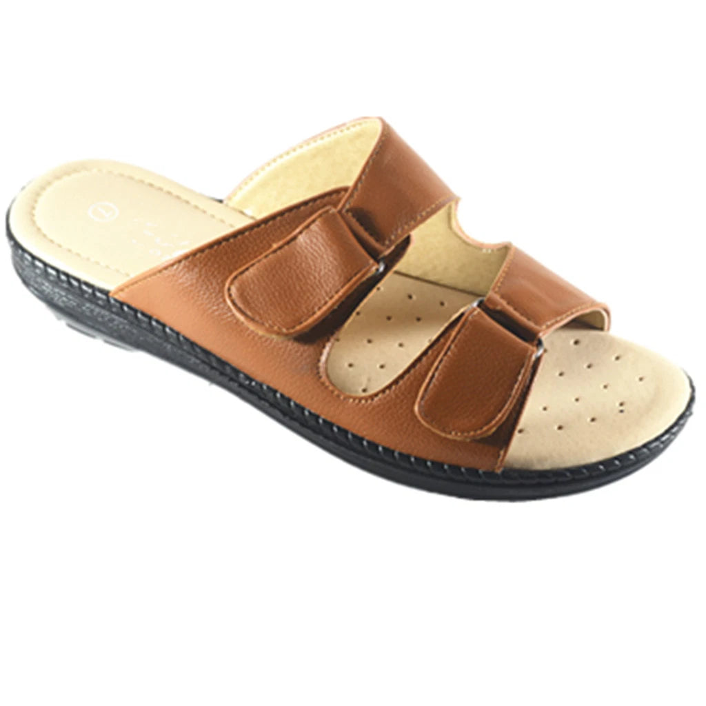 New Women Sandals Shoes Gladiator Slip On Fashion Slide Shoes Size 5 - 10