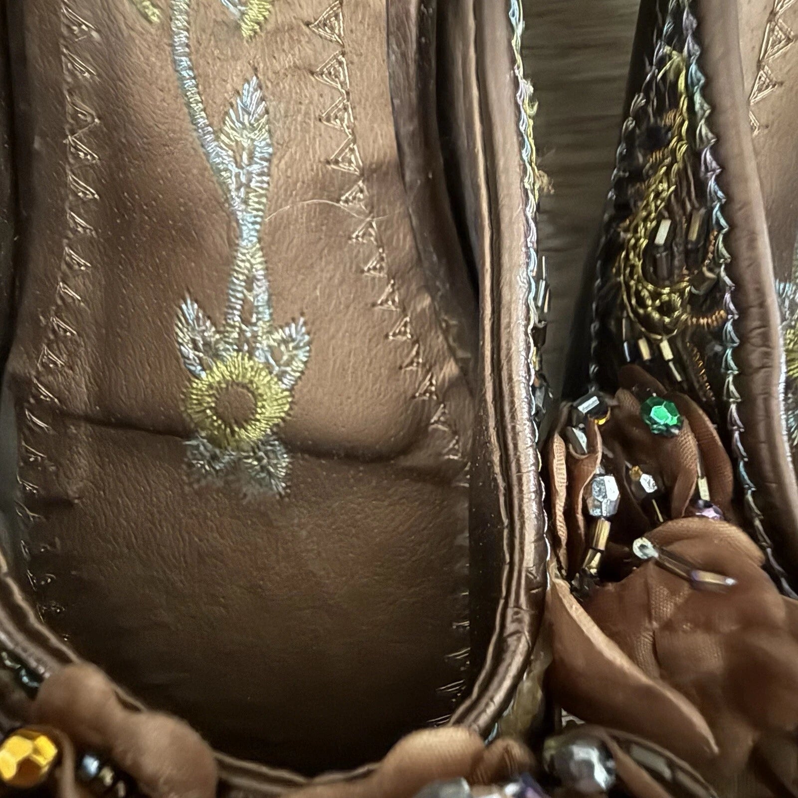 John Fashion Sequin Slide Dress Shoes Size 8