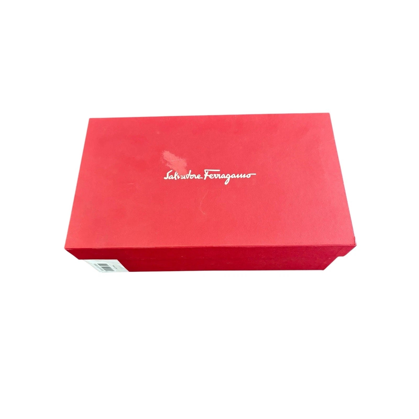 Salvatore Ferragamo Glo Sandals Kitten Heel Vara Bow Slide Patent Leather Sz 6.5