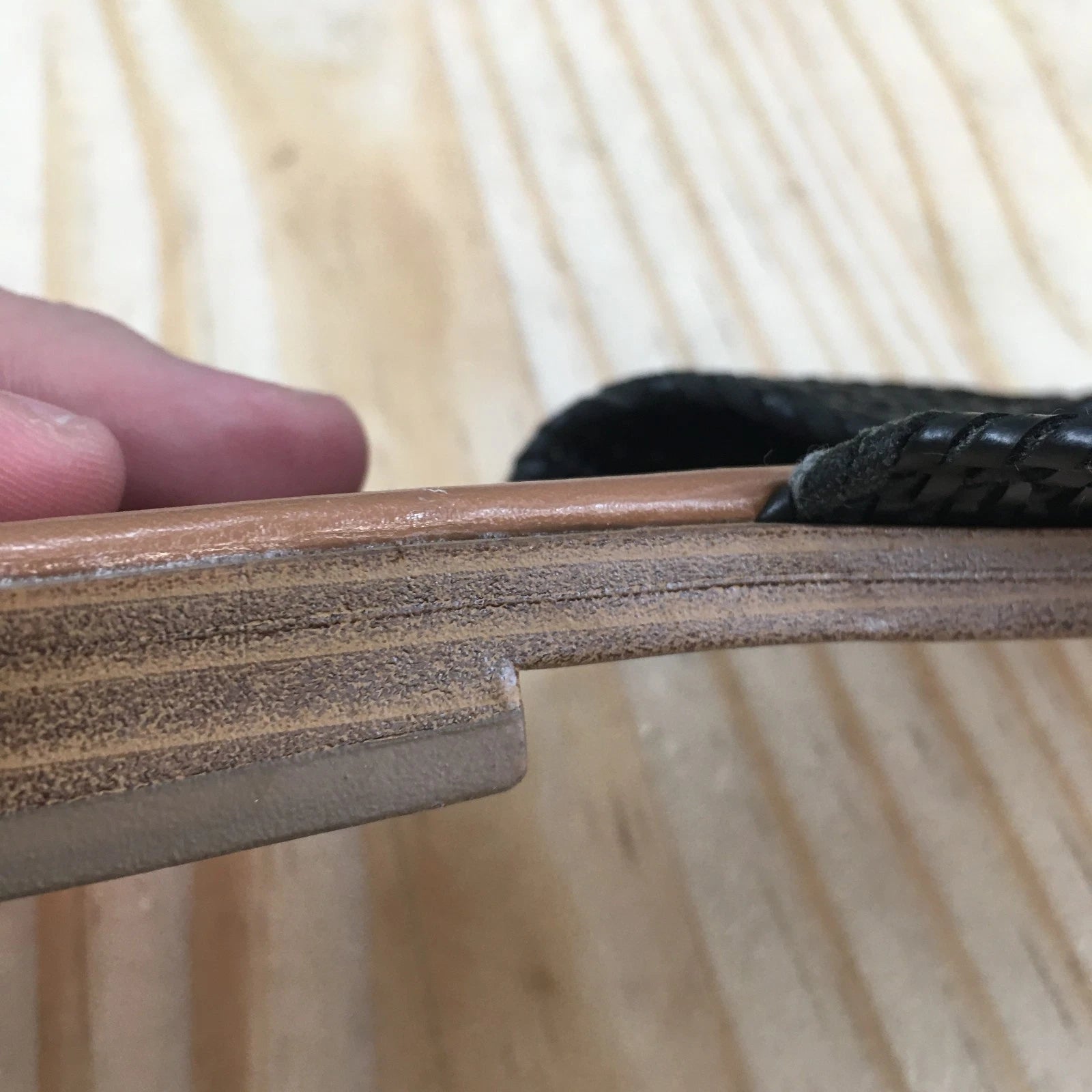 Style & Co. Sandals Womens 9.5 Shannonnp Slip On Slides Black Faux Leather NEW