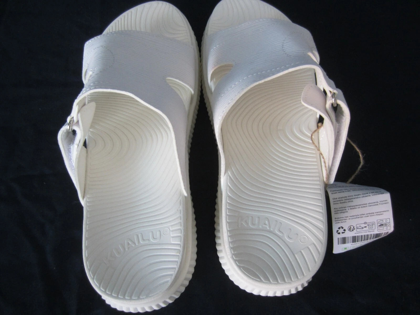 KuaiLu Women's Fashion Orthopedic Slides Thick Cushion with Arch Support US 8