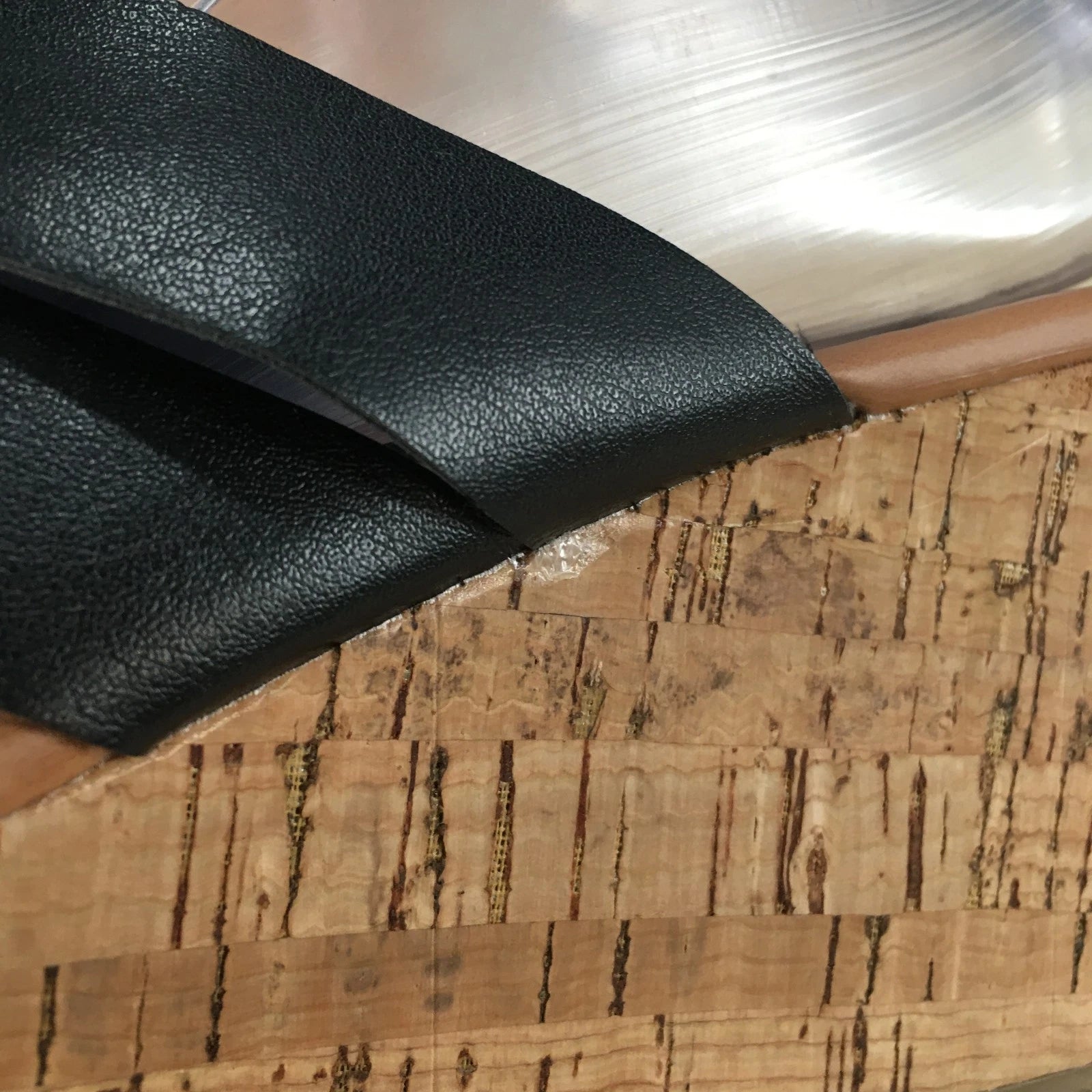 Style & Co. Sandals Womens 8 M Violette Wedge Slides Black Faux Leather Cork NEW