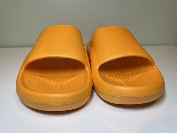 Men's sandals - Size 9 - Public Desire Fashion Pool Foam Sliders Orange - New