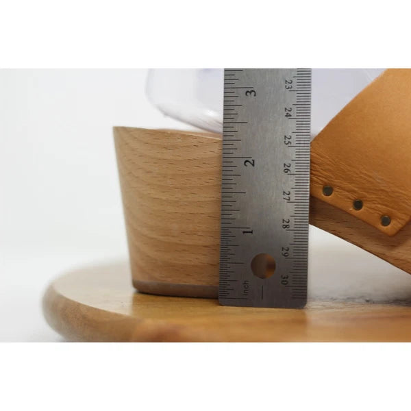 Madewell Clara Leather Clogs Platform Slide Sandals Minimalist Style Size 7