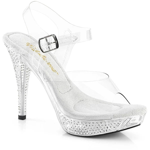 Pleaser Fabulicious 4" Heel Slide W/ Rhinestones Adult Women Sandals Elegant/408