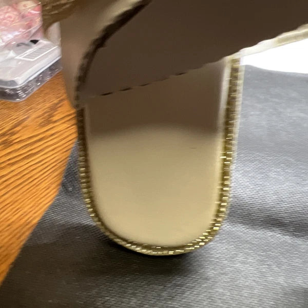 Ladies New Fashion, Rhinestone Sparkle Sandals Comfort Casual Flats Size 10