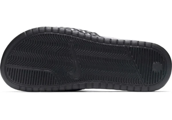 Nike Benassi Jdi Black White 343881-011 Women's # 6 Slide Sandals Gloss Fashion