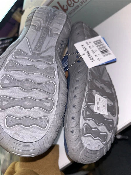 NWB Skechers Women's Reggae Slide Thru NAVY Slide Sandals Size 7 Style 163348