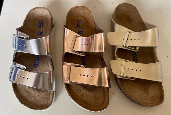 PICK SIZE/COLOR - Birkenstock Arizona BS Metallic Sandal