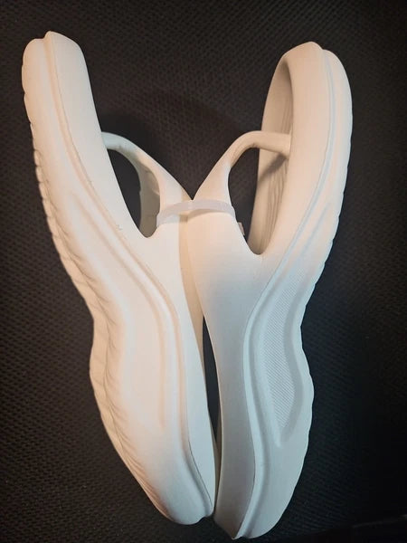 New Womens Size 7.5 - 8 (38-39) Fashion Slides Comfy & Soft, White