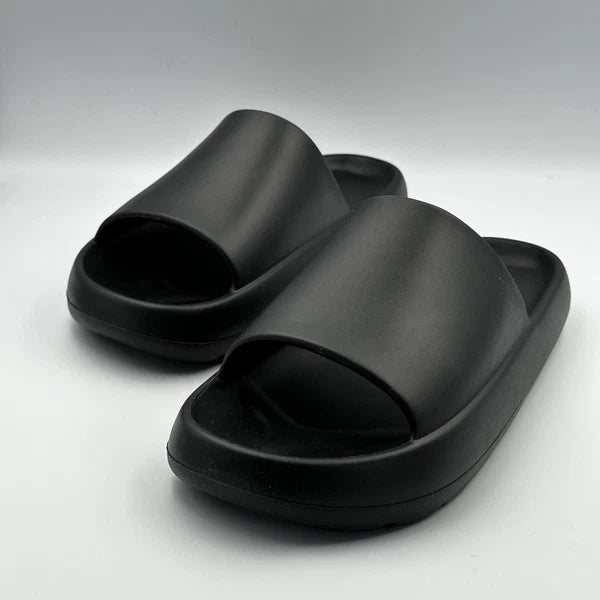 Decibel Mens Black DB Slide Sandals Foam Cushioned Slip On Yeezy Style Size 8–11