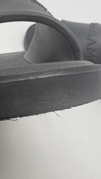 Salvatore Ferragamo Women’s Jelly Black Slide Sanal Size 9