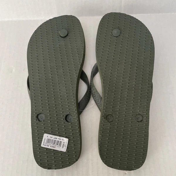 HAVAIANAS TOP LOGOMANIA FASHION FLIP FLOPS RUBBER THONG SANDALS Sz 41-42 US 9-10