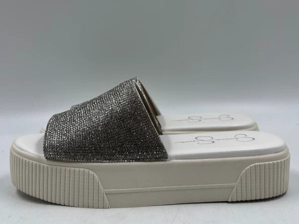 Jessica SImpson Women's Ezira Slip-On Chunky Casual Fashion Slides Size 8.5M