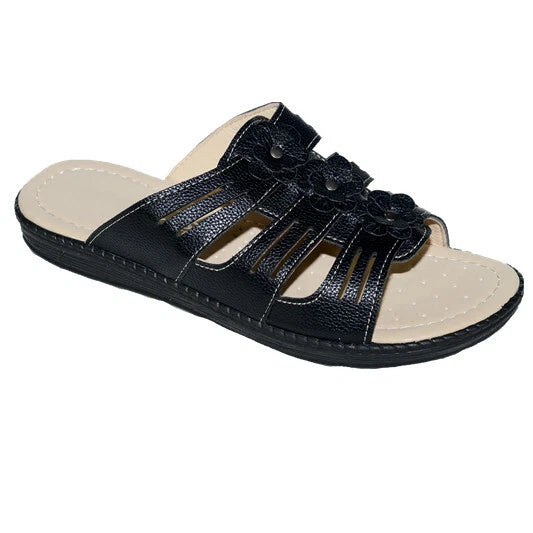 New Women Sandals Shoes Gladiator Slip On Fashion Slide Shoes Size 5 - 10