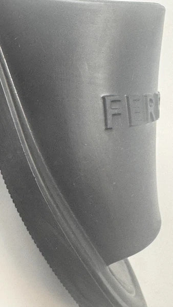 Salvatore Ferragamo Women’s Jelly Black Slide Sanal Size 9