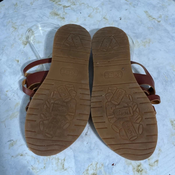 Korks Kork Ease Women's Sz 8M Shoes Brown Strappy Slides Comfort Fashion Sandals