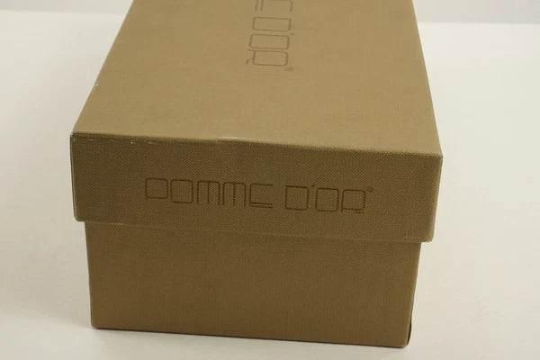 New 270$ Pomme D'or Size 38 Antique Rose Italian Leather Point Toe Slide Sandals