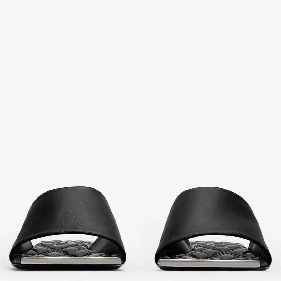 Burberry Leather Duck Slides