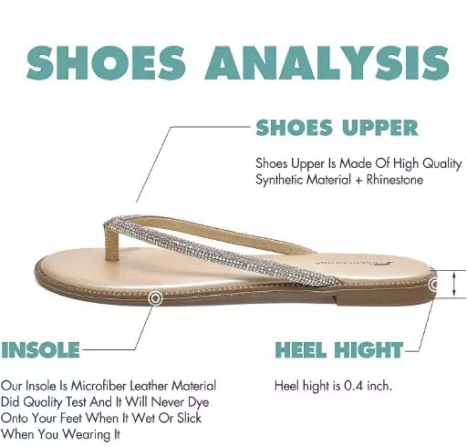 caloleyng Womens Microfiber Leather Dress Flat Sandals Summer Fashion Slide Gold