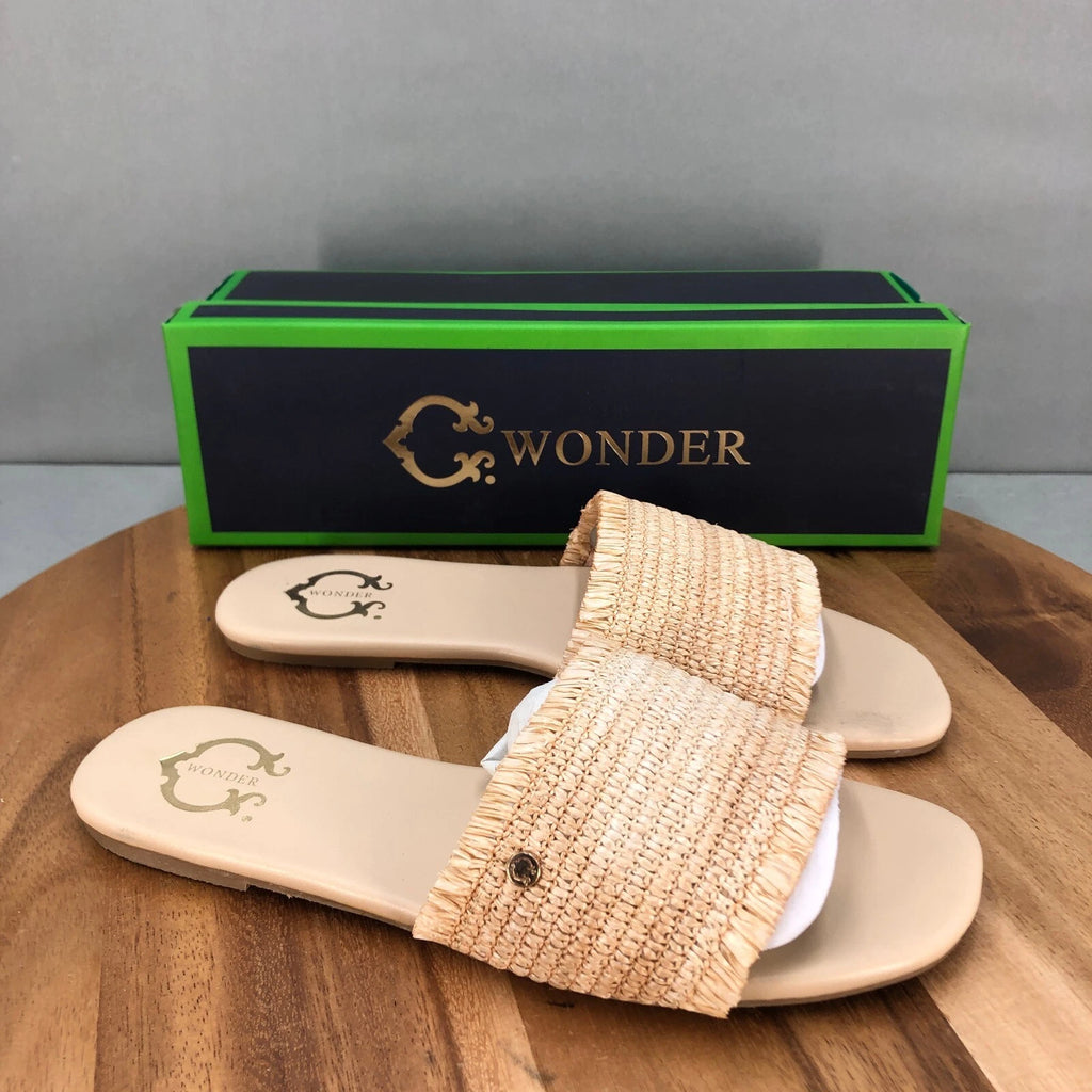 Wonder Natural Slides Womens 7 Sandals Catcher Style Slip On