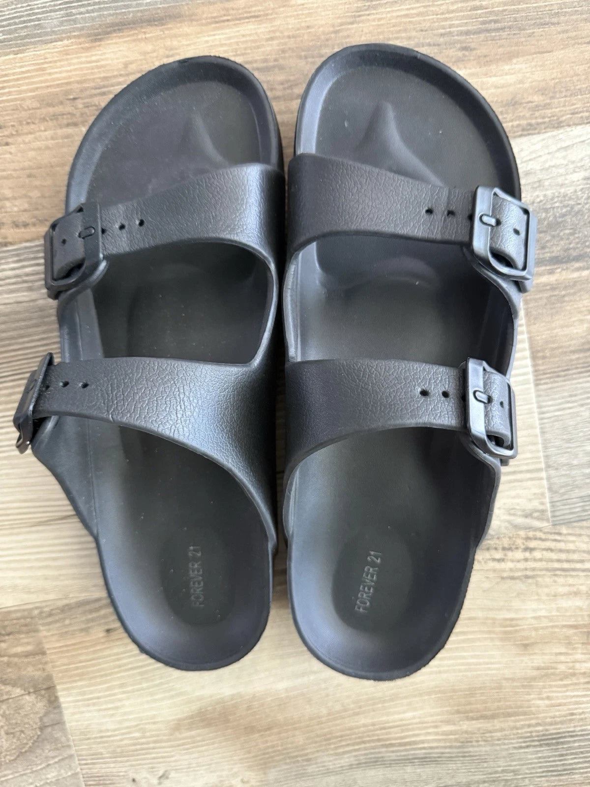 Forever 21  Strap Slides Birkenstocks Style