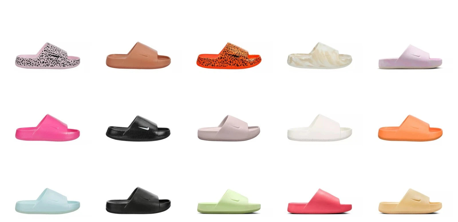 Nike CALM SLIDE Women's Basic Lightweight Active Slides Sandal NIB