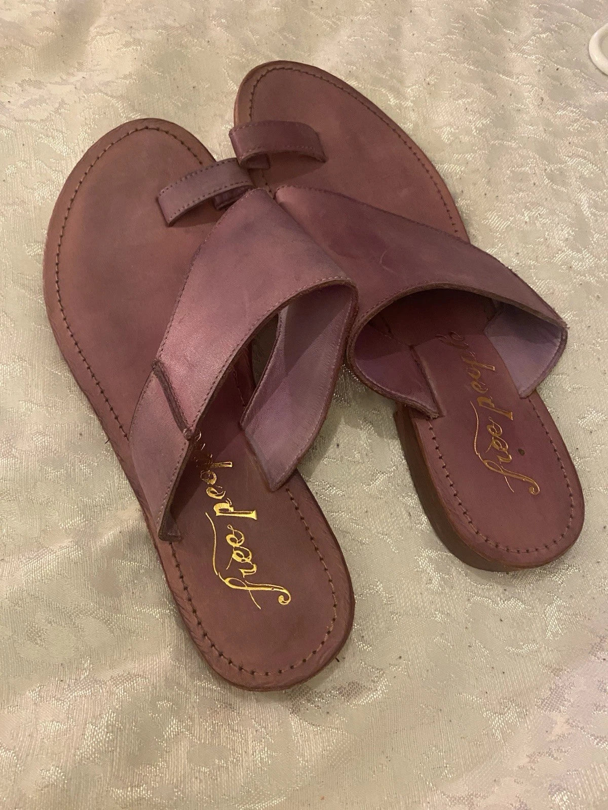 Free People purple sandals H, style slide