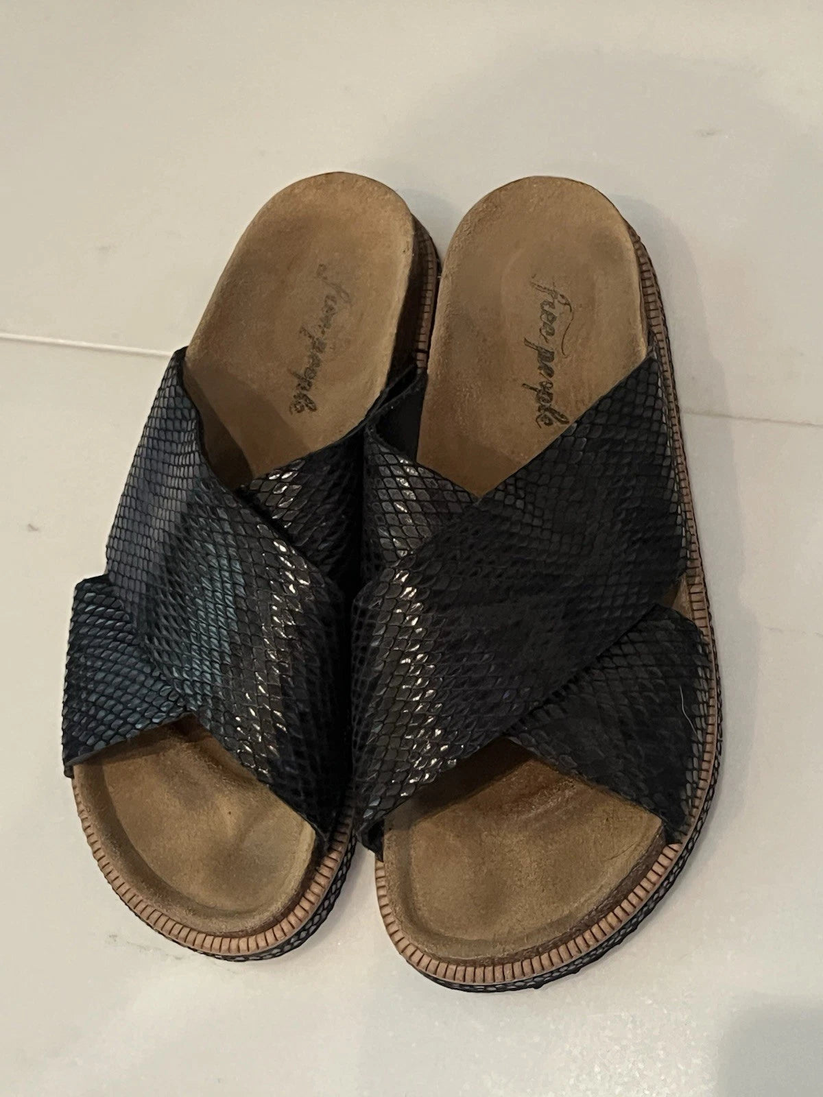 Free People Women’s Slides , Sandal , Snake Skin Style Size 39 Spain