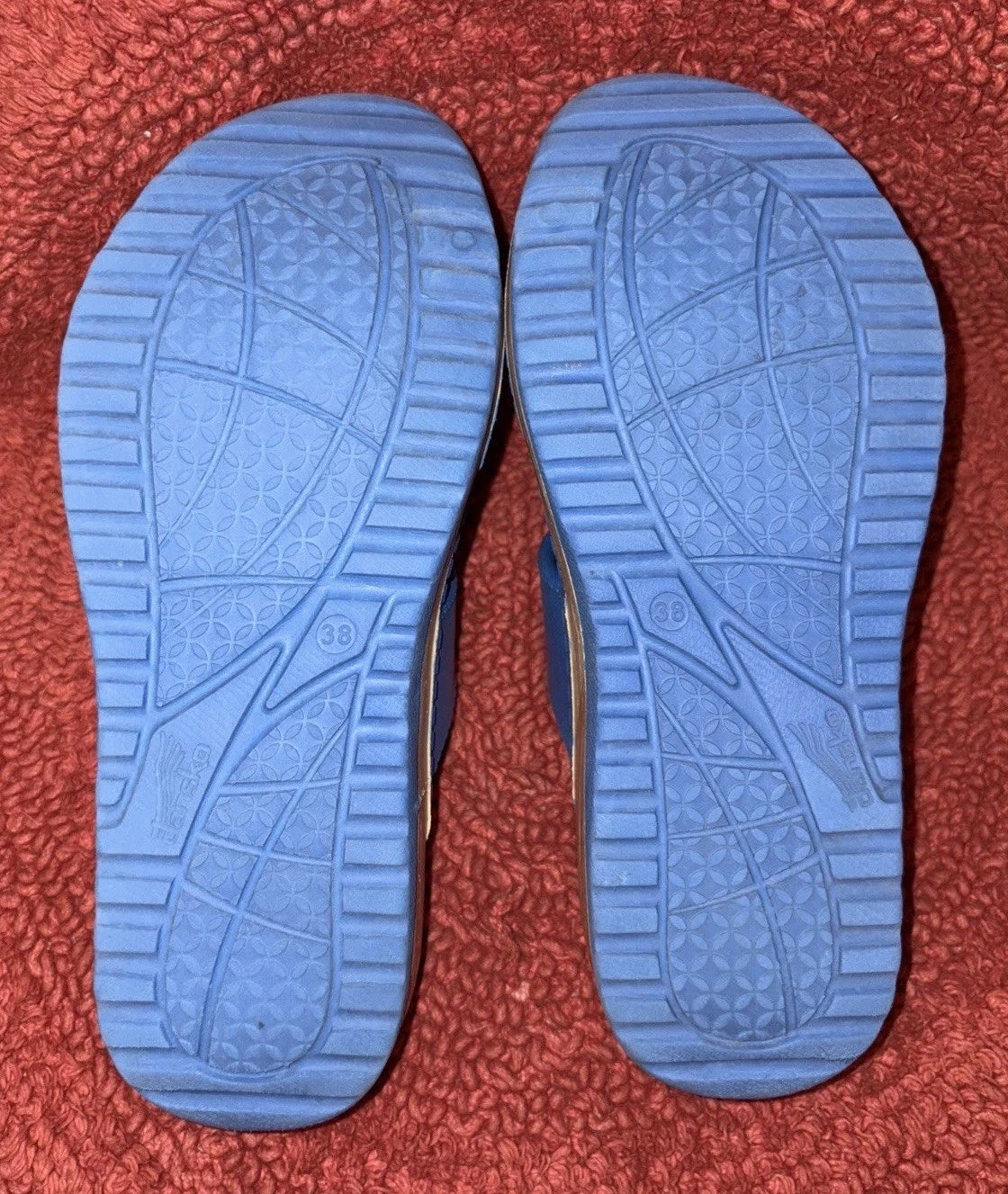 Dansko Women's Kandi Blue Sandal Slide Mule Size 7.5 - 8 M, Comfort & Style