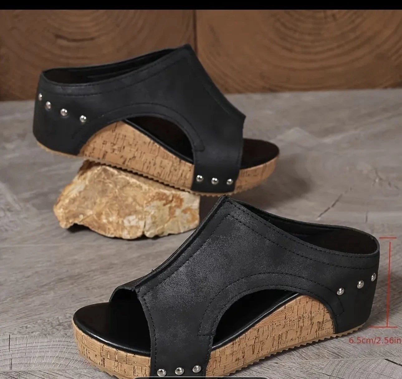 Fashion Woman Summer Shoes Sandals Wedge Sandal Elegant Slide Huaraches Heels