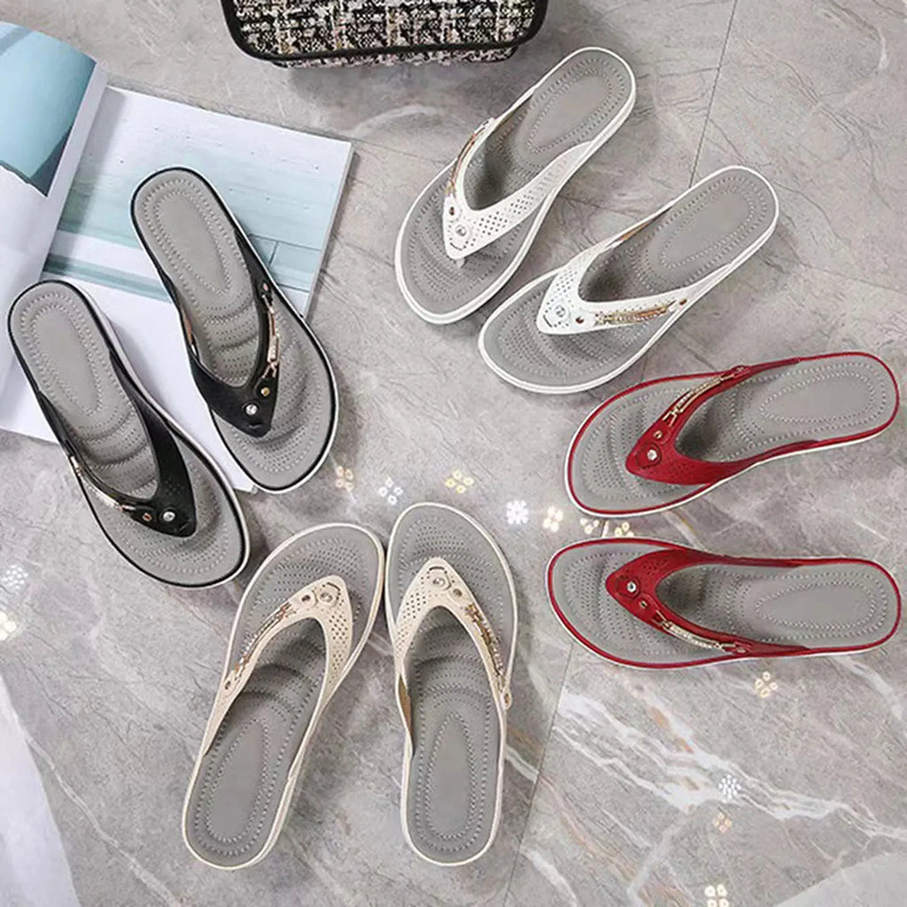 2025 New Fashion Slides Non-Slip Shoes Beach Sandals Leisure Flip Flops Open Toe