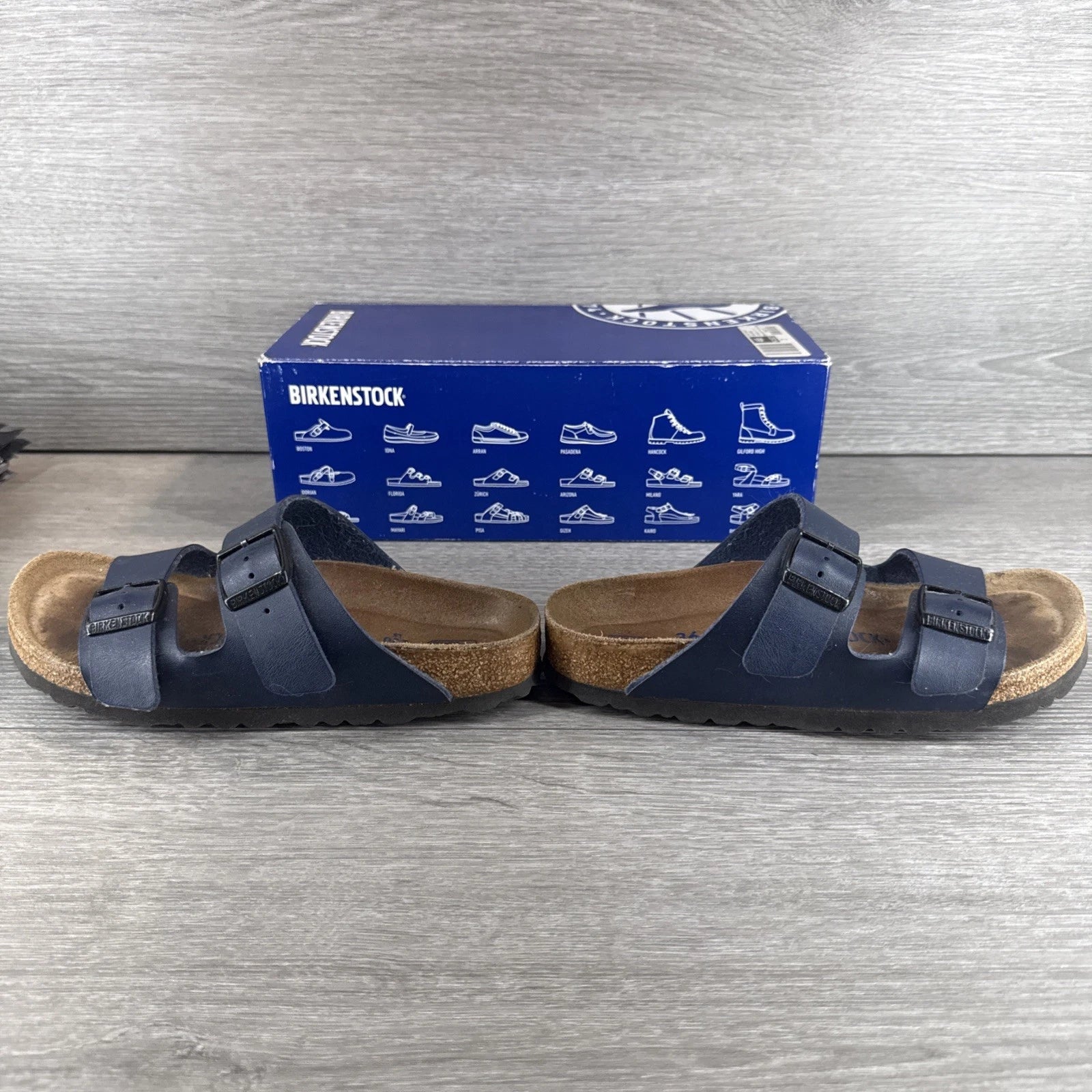 Birkenstock Arizona Soft Footbed Sandals Women’s EU 36 US 5 5.5 Blue