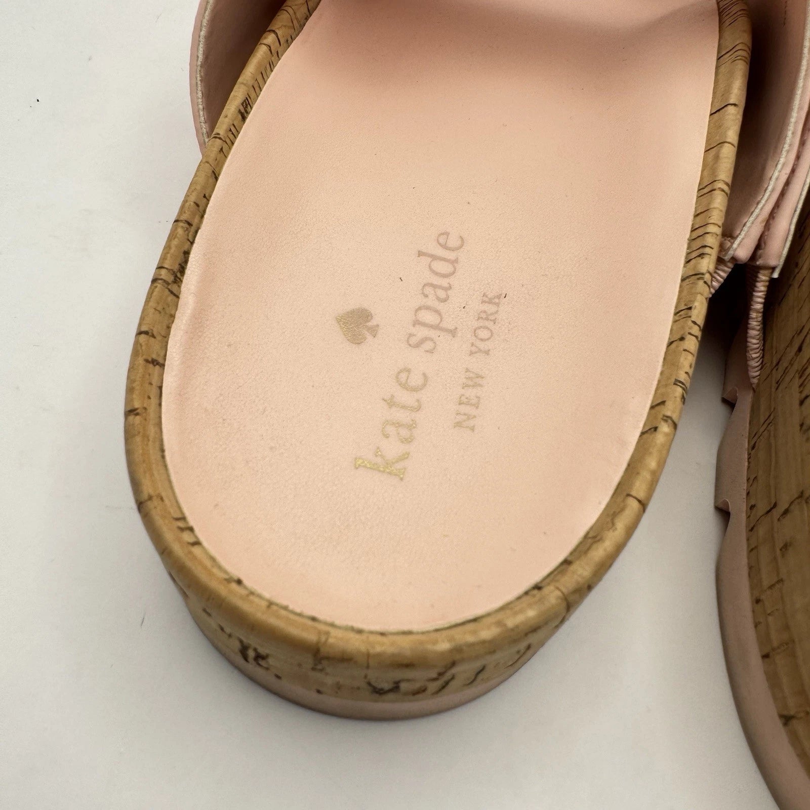 Kate Spade Becca Sandals Size 10 B Pink Women's Style KC411 DOUBLE STRAP